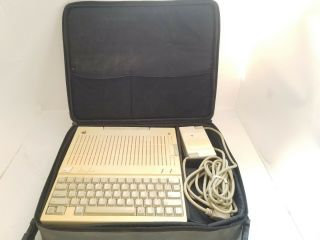 Vintage Apple 2c Iic Travel Computer W/ Bag Model A2s4000 - For Power