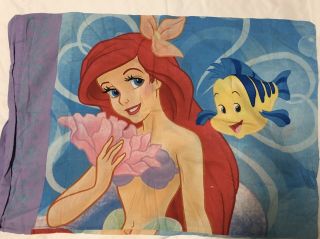 Vintage Disney The Little Mermaid Special Edition Pillowcase Ariel Bedding 2