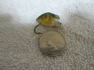 Vintage Heddon Tiny Punkinseed Fishing Lure Very Rare.