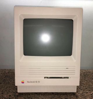 Restored - Apple Macintosh SE/30 Computer - With SCSI2SD 2