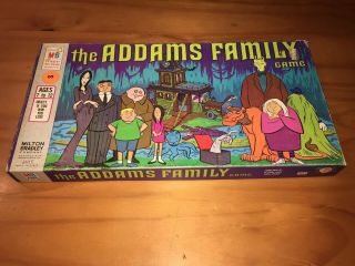 Vintage 1974 The Addams Family Game By Milton Bradley 4411 Complete