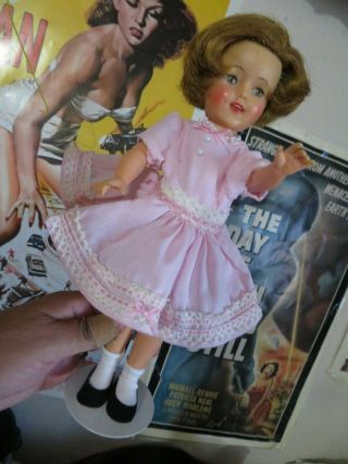 Rare Vintage 1957 Ideal Vinyl Hp 12 " Shirley Temple St - 12 Doll W/dress Shoes Nr