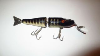 Vintage Creek Chub Bait Co.  Ge Peter’s Special Pikie Lure Black Scale Finish
