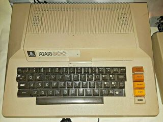 Vintage Atari 800 Computer System w/ Power Supply & Atari 410 Program Recorder 2