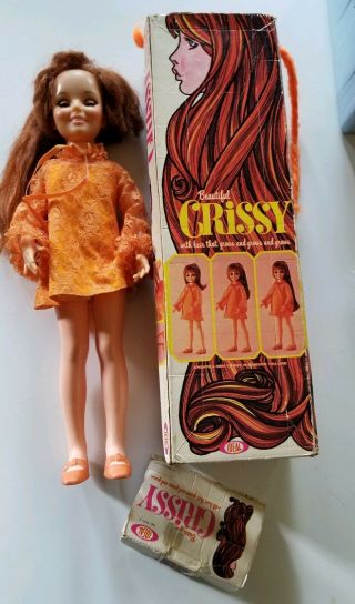 Vintage 1971 Ideal Crissy Doll - 18.  5 "
