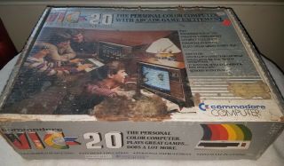 Commodore Vic - 20 Computer 8 Games Power Supply Tv Connector Box Manuals