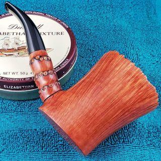 Radice CLEAR COLLECT HUGE 1/2 BENT SITTER FREEHAND ITALIAN Estate Pipe 3