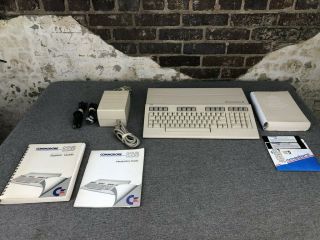 Commodore 128 Computer With Power Supply Cables & Cp/m Software