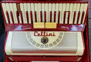 VINTAGE CELLINI PIANO ACCORDION W/CASE - MADE IN ITALY 312/75 -. 2