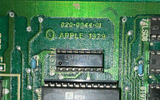 Apple II Plus (,) Motherboard model 820 - 0044 - 01 With Lower Case 3