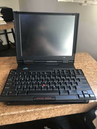 IBM Thinkpad 701c Butterfly Keyboard 64mb Ram With PCMCIA Floppy Drive 2