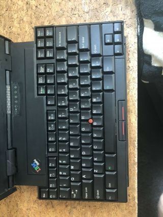 IBM Thinkpad 701c Butterfly Keyboard 64mb Ram With PCMCIA Floppy Drive 3