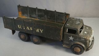 Vintage Antique Marx Lumar U.  S.  Army Metal Truck