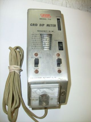 Vintage Eico Grid Dip Meter Model 710
