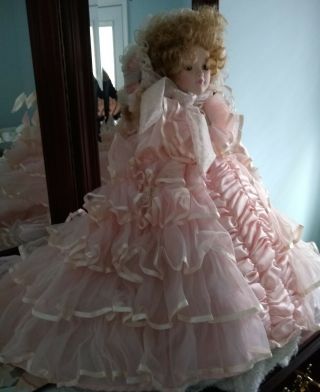 Vintage Victorian Doll 20 " Tall Never Out Of The Box