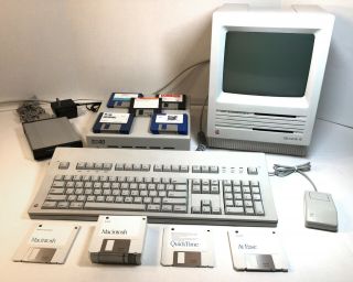 Vintage 1987 Apple Macintosh Se Dual 800k Drives / Signed By Steve Jobs,