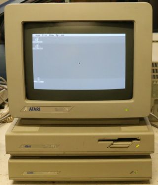 Atari Mega ST2 with MegaFile 30 2