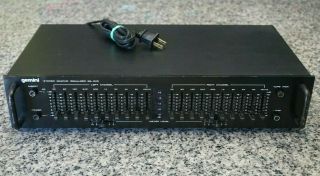 Vtg Gemini Eq - 1010 Digital Stereo Graphic Frequency Equalizer Cleaned