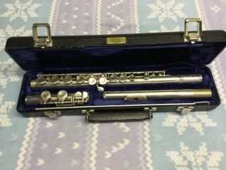 Vintage W.  T.  Armstrong Flute 104 In Case