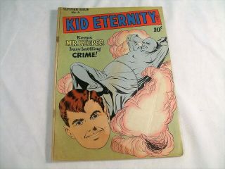 Vintage Kid Eternity Comic Book 6,  Summer,  1947