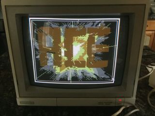 Commodore 1902a 13 " Computer Crt Tube Tv Video Monitor.  Great