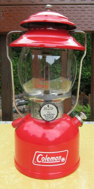 Vintage Coleman Single Burner Gas Lantern 11/74