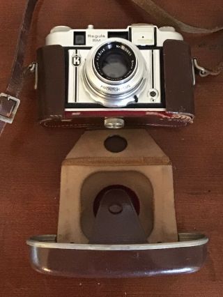 Vintage King Regula Rm Camera With Case