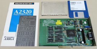 Commodore A2320 (amber) Scandoubler/flickerfixer For Amiga 2000 2000hd 2500 4000
