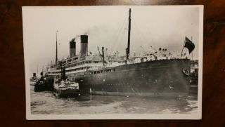 White Star Line Laurentic Ii At Liverpool Photo Image Dates To 1934 R A Snook