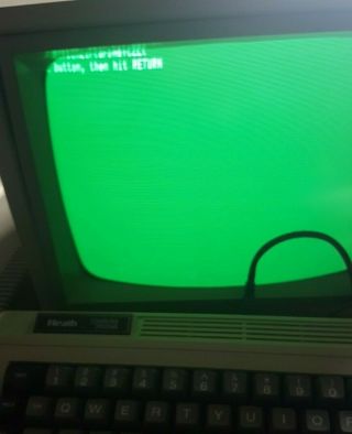 Rare Zenith Computer Terminal Model Htx - 10 Signed And Complete