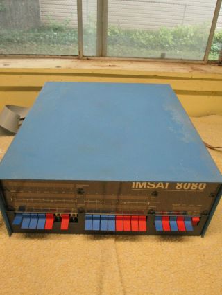 IMSAI 8080 Computer,  w/Book and Keyboard. 2
