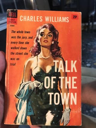 Talk Of The Town - Charles Williams Gga Sleaze Smut Rare Paperback 1st Edition