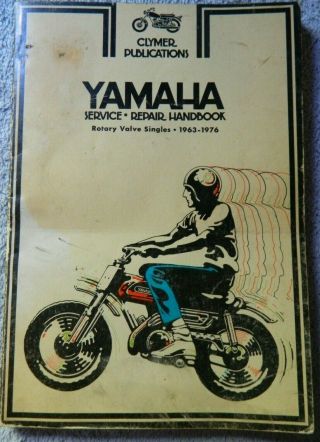 Vintage Clymer Publications Yamaha Service Repair Handbook,  1963 - 1976