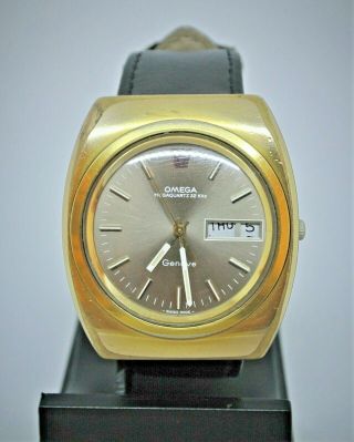 Vintage Gp Omega Geneve Megaquartz Watch Cal 1310 For Spares