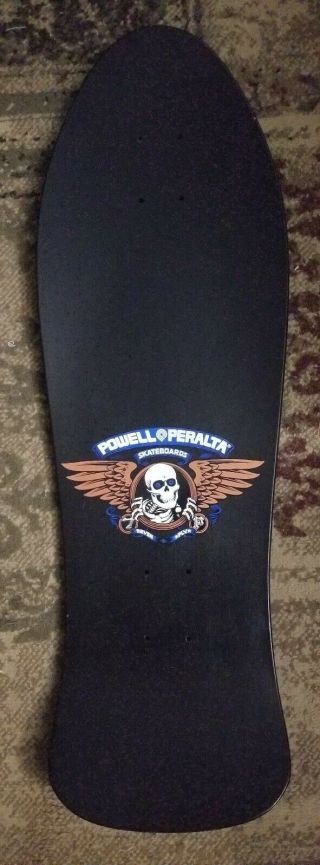 Vintage 1989 Powell Peralta Steve Saiz Black Rare Skateboard Deck Hawk Caballero 2