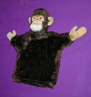 Vintage Steiff Monkey Hand Puppet Vintage Steiff With Ear Tag 2