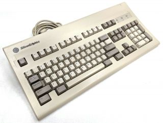 Vintage Silicon Graphics Sgi At101 Clicky Keyboard 9500829 Bigfoot Upt8