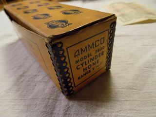Vintage Ammco Model 3800 Cylinder Hone - Range 2 " To 7 " - Box - U.  S.  A.
