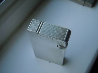 Dunhill Broadboy lighter,  solid silver 3