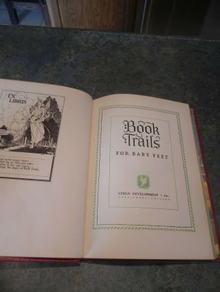 Vintage Book Trails - For Baby Feet - Vol.  1 - 1946 - 152 Pages - Ex.  Cond - Nr
