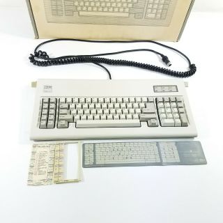 VINTAGE IBM PC / AT Clicker Clicky Keyboard MODEL F 5 Pin With Box 2