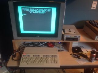 Vintage Commodore C128 Personal Computer With