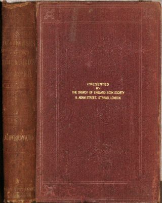 1853 John Brown,  Discourses On The Administration Of The Lord’s Supper