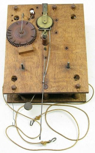 Antique Seth Thomas Wooden Clock Movement Parts Repair