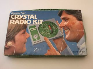 Vintage Science Fair Crystal Radio Kit No.  28 - 219