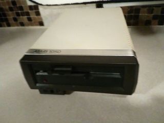 Atari 1050 Disk Drive With Power Cord Powers On And Spins