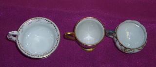 Vintage European Porcelain 3 Cups Rosenthal,  Dresden & Unmarked 3
