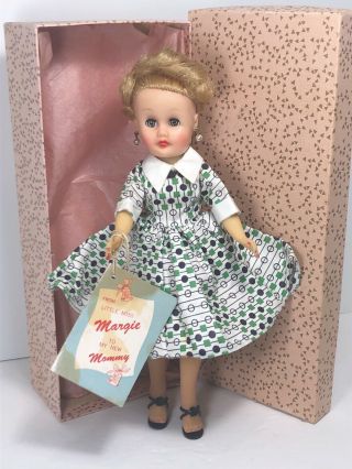 Vintage Mib Belle Doll Little Miss Margie 10.  5 Inch Fashion Doll 1950s