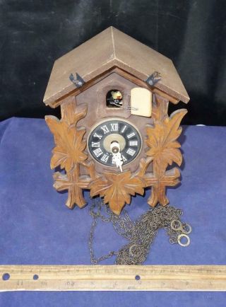 Vintage Cuckoo Clock Coo Coo Clock West Germany Regula