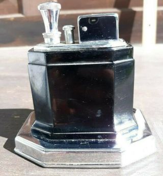 Vintage Ronson Touch Tip Lighter - Octette - Black c.  1935 2